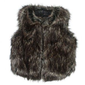 Vince faux fur vest for little girl